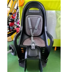 Seggiolini Bici Posteriore Nero e Grigio