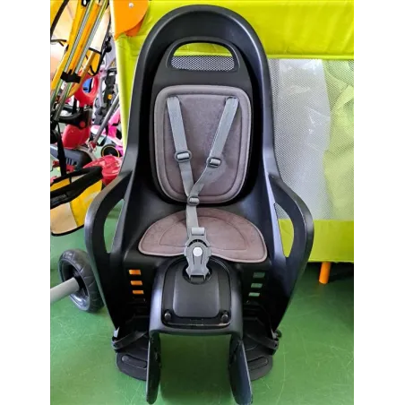 Seggiolini Bici Posteriore Nero e Grigio