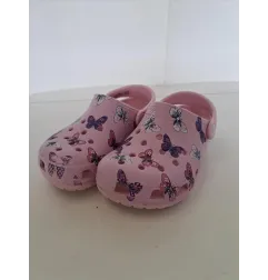 Ciabatte Crocs Rosa Farfalle C 11 / N. 27/29