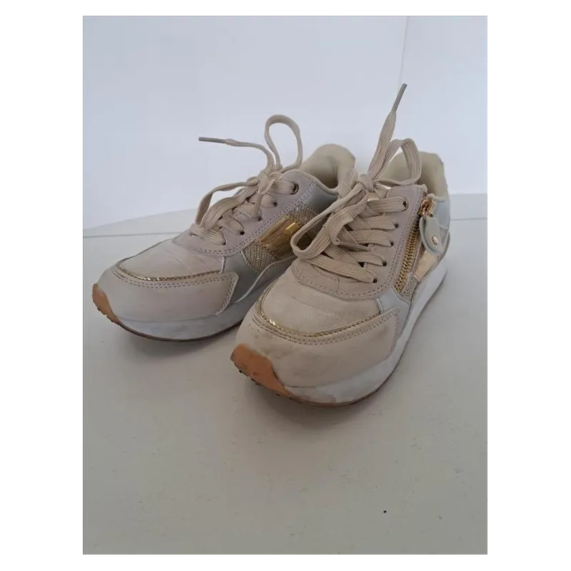 Scarpe Beige e Oro Bata N 34