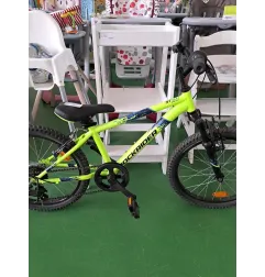 Bicicletta Gialla Fluo Rockrider Con Cambio 20"