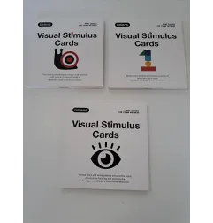 Gioco Neonato Flash Cards Bambini beiens a Contrasto e Multicolor 3 Pezzi
