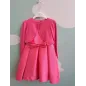 Vestito Fucsia Abel & Lula 4 A Con Coprispalle, Cerchietto e Borsetta