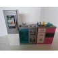 Cucina Barbie Con Frigo e Accessori