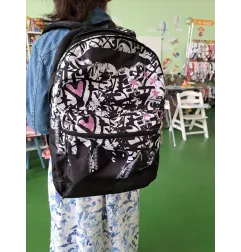 Zaino Seven Lilla Bianco Nero Come Nuovo