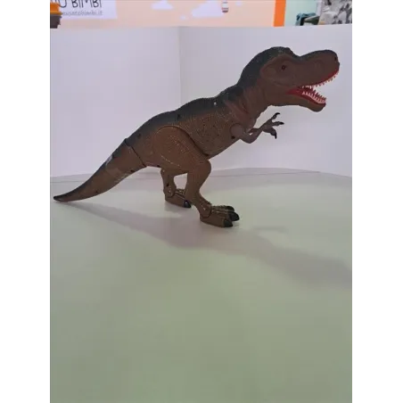 T Rex Che Cammina, Ruggisce e Si Illuminano Gli Occhi