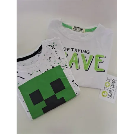T Shirt Verdi e Bianche 4 A