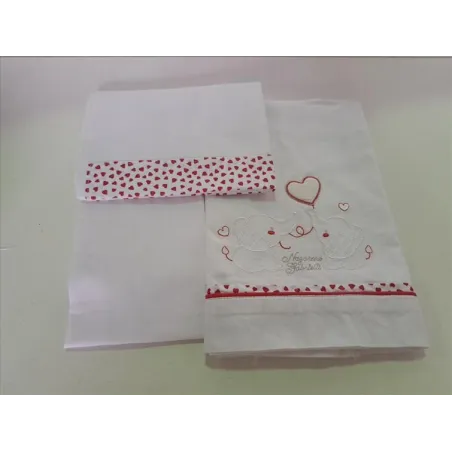 Completo Navicella Bianco e Rosso Elefantini