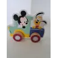 Furgoncino Trainabile Pluto e Topolino In Legno