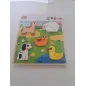 Puzzle Tattile / Incastri In Legno Animali Viga Nuovo