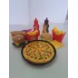 Pizza Con Rotele, Panini e Patatine