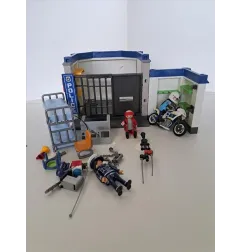 Fuga Dalla Stazione Polizia Playmobil Con Personaggio e Accessori
