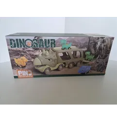 Furgoncino Dinosauro Che Trasporta Altre Macchine Dinosauro Nuovo