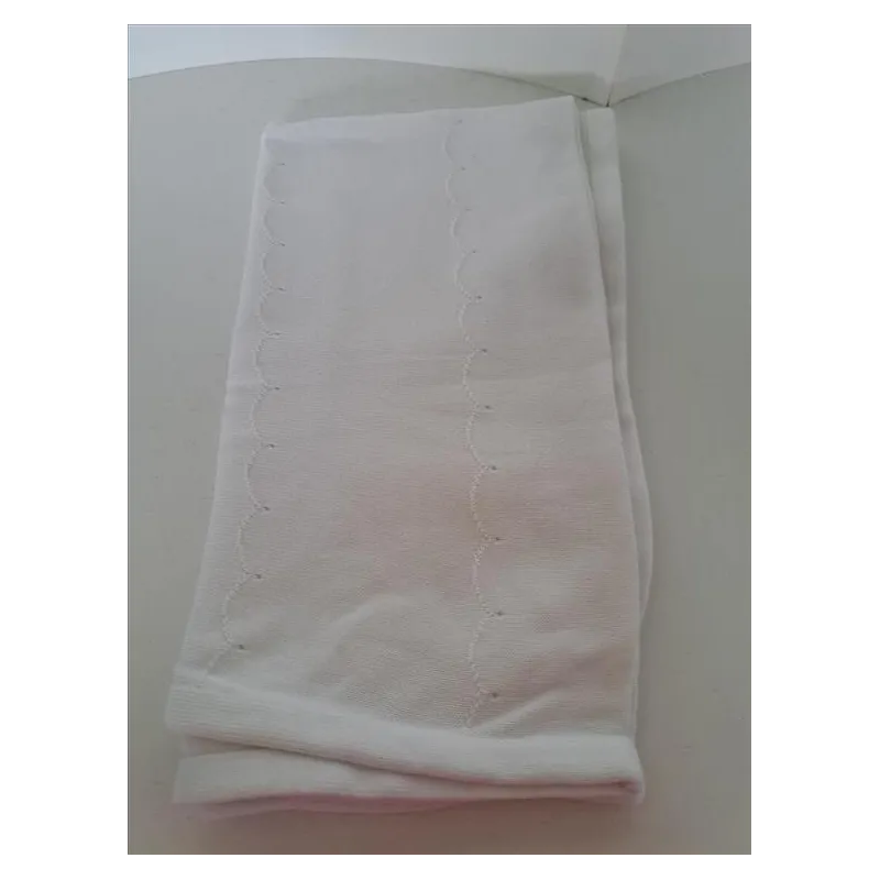 Coperta Nascita Bianca Leggera Per Culla / Navicella