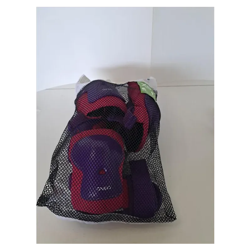 Protezioni Roller Complete Ginocchia, Gomiti, Polsi Rosa Taglia XS