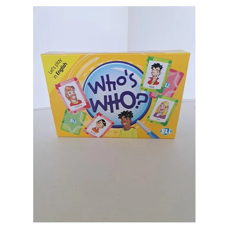 Gioco Indovina Chi In Inglese Who's Who Nuovo