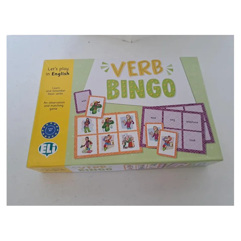 Gioco In Inglese Verb Bingo Nuovo