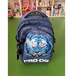 Zaino Scuola Con Rotelle Leone Blu