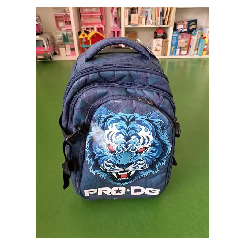 Zaino Scuola Con Rotelle Leone Blu