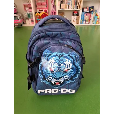 Zaino Scuola Con Rotelle Leone Blu