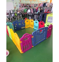 Recinto Box Per Bambini Colorato Per Interno O Esterno 14 Pannelli 12+2, 150x150x60