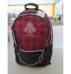 Zaino Scuola Harry Potter Hogwarts Con Inserti In Pelle