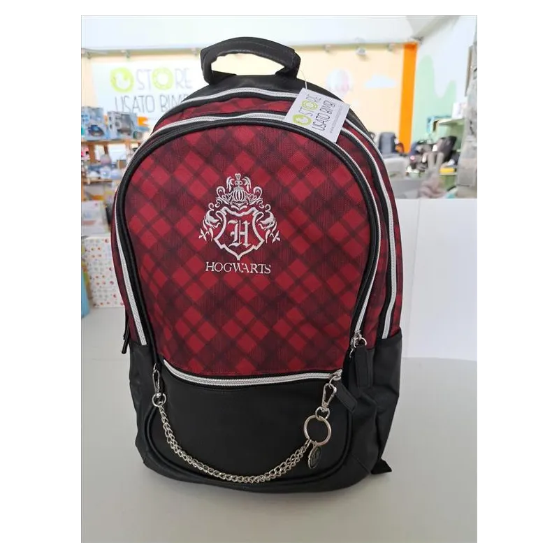 Zaino Scuola Harry Potter Hogwarts Con Inserti In Pelle