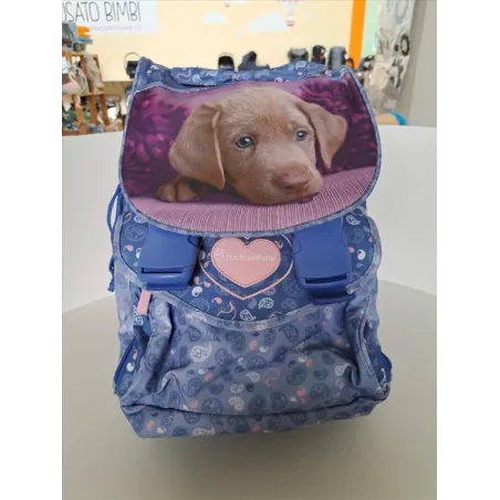 Zaino Scuola Con Cucciolo Nuovo