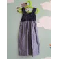Vestito Anghingò Blu e Gonna Quadretti 4/5 A