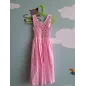 Vestito Rosa 100 % Cotone Mamy Creazione Ricamato a Mano 5/6 A