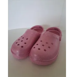 Ciabatte Tipo Crocs Rosa 33/34 Nuove