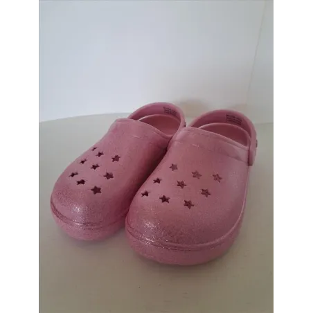 Ciabatte Tipo Crocs Rosa 33/34 Nuove