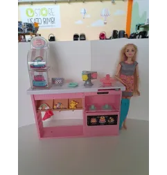 Barbie Pasticcera + Banco Pasticceria