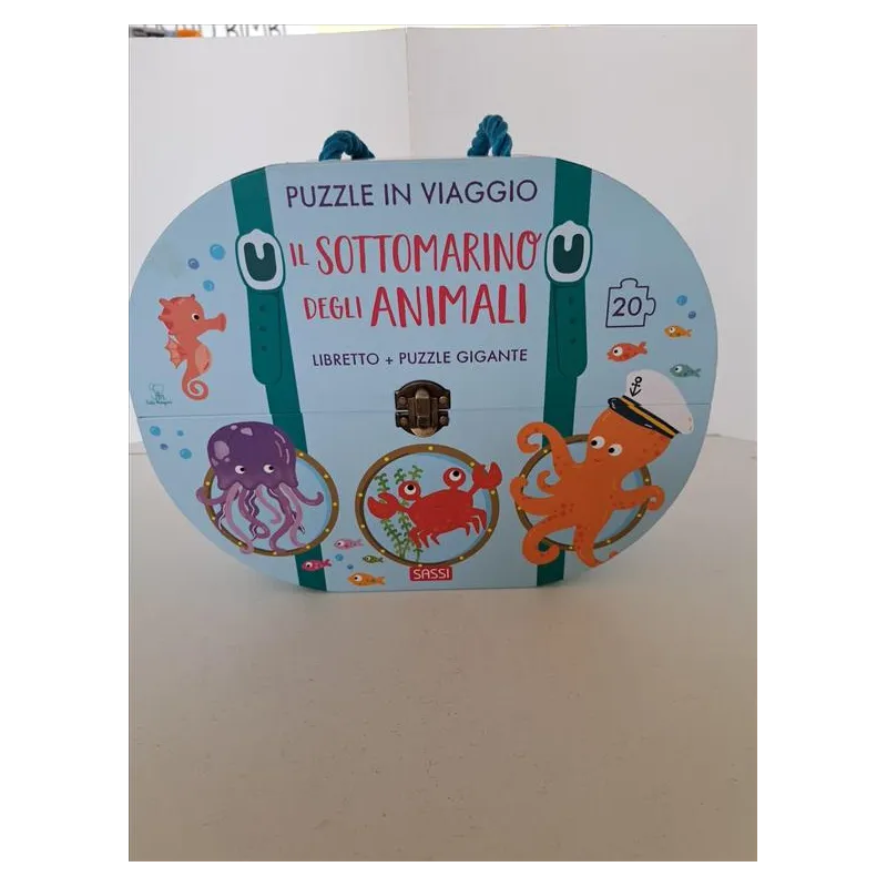 Puzzle In Viaggio Sassi Libro + Puzzle Gigante
