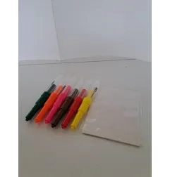 Pennarelli a Soffio (mancano 2 Colori) Con Stencil