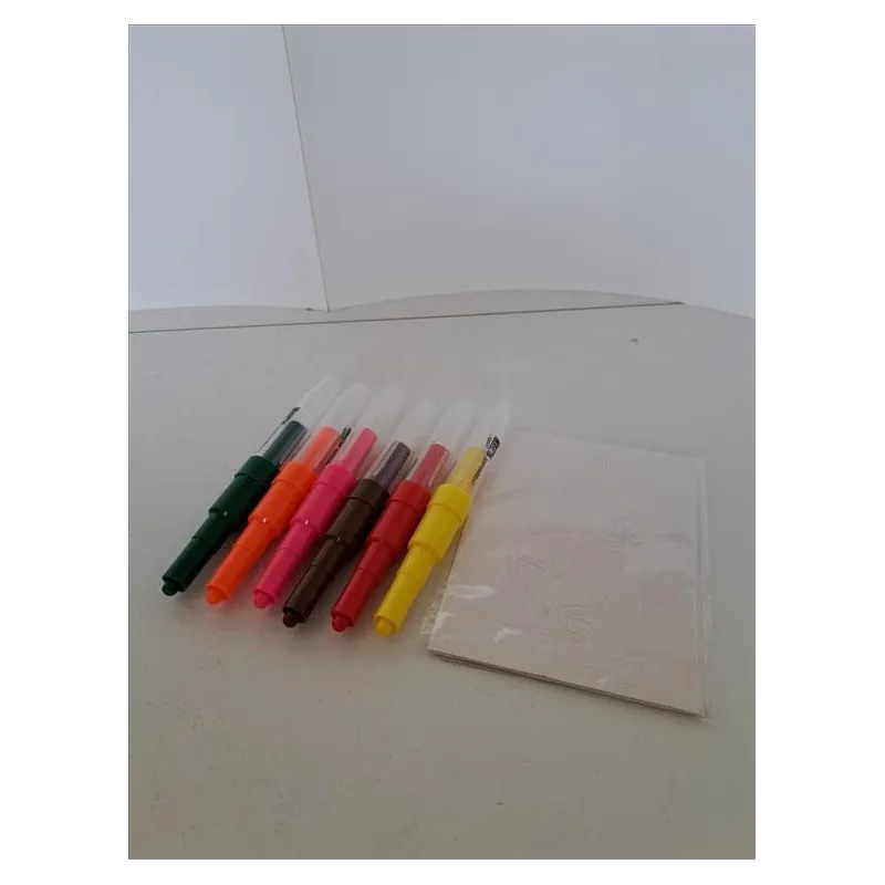 Pennarelli a Soffio (mancano 2 Colori) Con Stencil