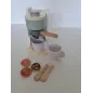 Macchina Caffè In Legno Con Cialde e Tazzine