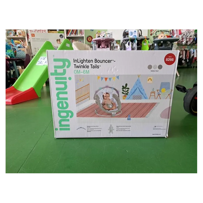 Sdraietta Ingenuity InLighten Twinkle Tails Con Suoni, Vibrazione e Luci