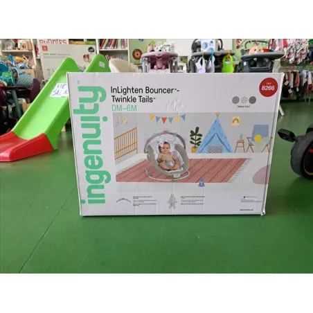 Sdraietta Ingenuity InLighten Twinkle Tails Con Suoni, Vibrazione e Luci