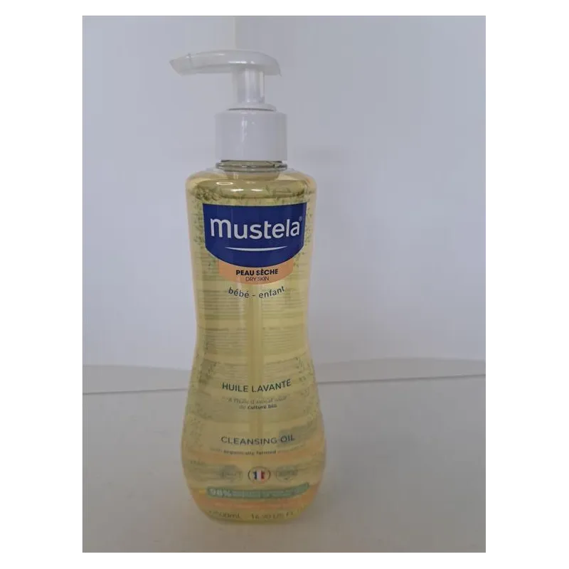 Mustela Olio Detergente Bambini Pelle Secca 500 Ml