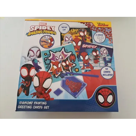 Diamond Painting Spidey And Amazing Friends,Crea i Quadretti Con Tutti Gli Accessori Nuovo