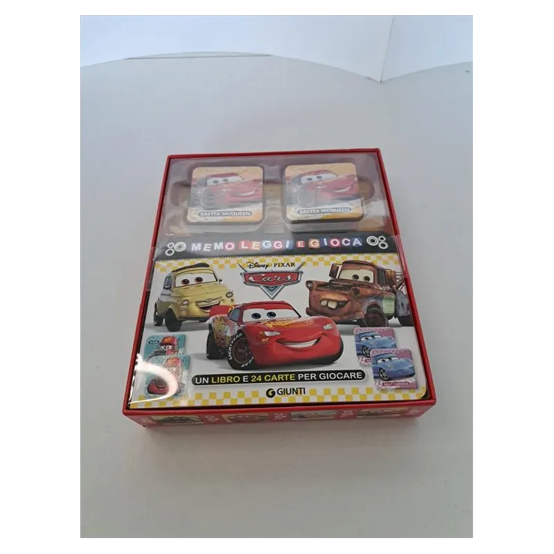 Libro Cars Con Carte Nuovo