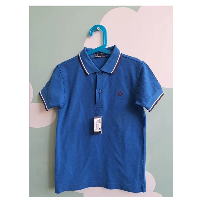 Polo Fred Perry Blu 7/8 A Nuova