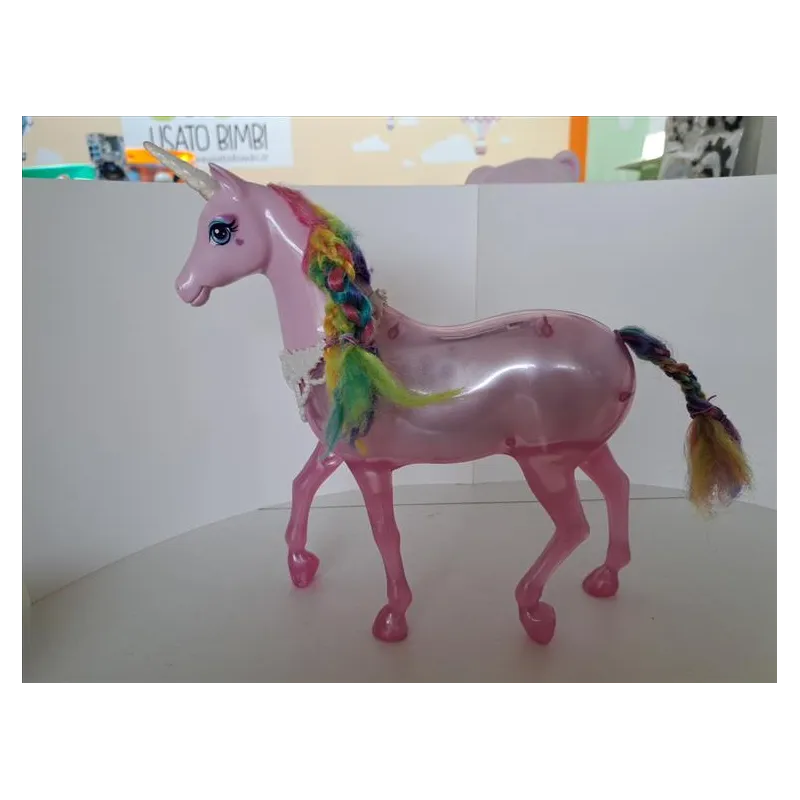 Cavallo Unicorno Barbie Con Luci e Suoni