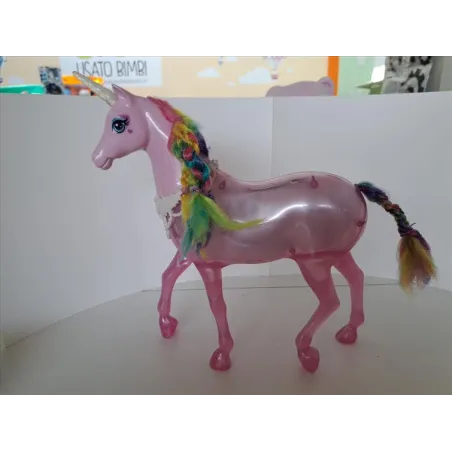 Cavallo Unicorno Barbie Con Luci e Suoni