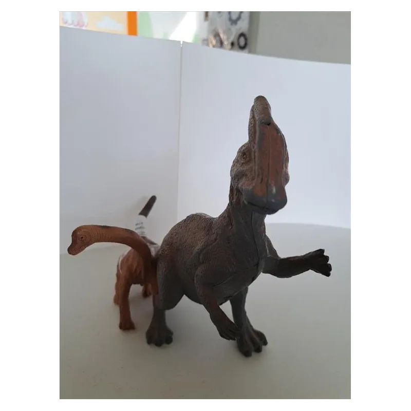 Dinosauri Morbidi Triceratopo e Parasautolofo + Collo Lungo