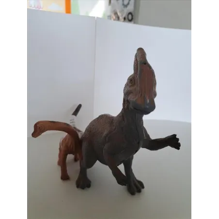 Dinosauri Morbidi Triceratopo e Parasautolofo + Collo Lungo