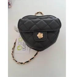 Borsa Cuoricino Nera