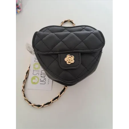 Borsa Cuoricino Nera
