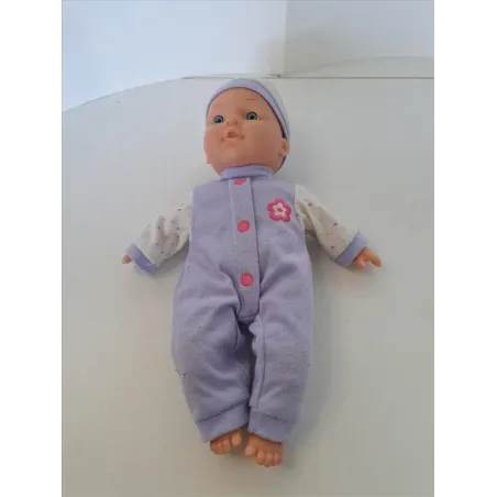 Bambola Cappellino e Tutina Lilla